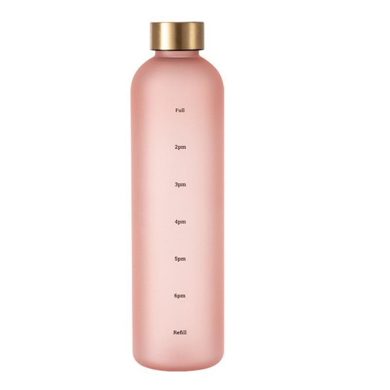 Bouteille d'eau avec marqueur de temps motivant - 1000ml