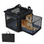 Transporteur portable pliable pour animaux de compagnie premium avec ouvertures doubles