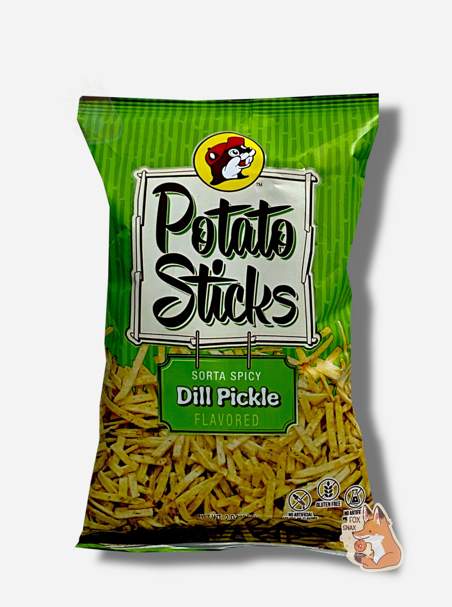 Buc-ee's Crunchy Potato Sticks - Dill Pickle Flavor