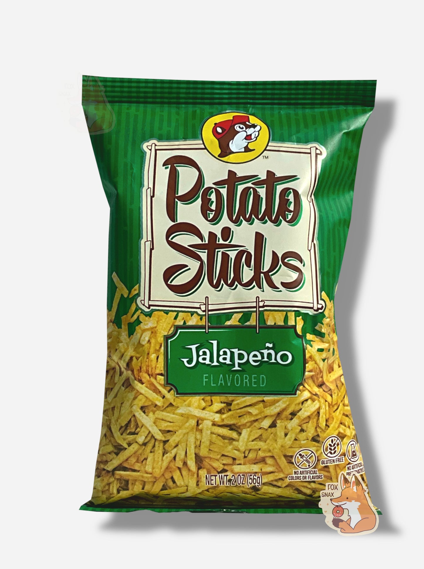 Buc-ee's Crunchy Potato Sticks - Dill Pickle Flavor