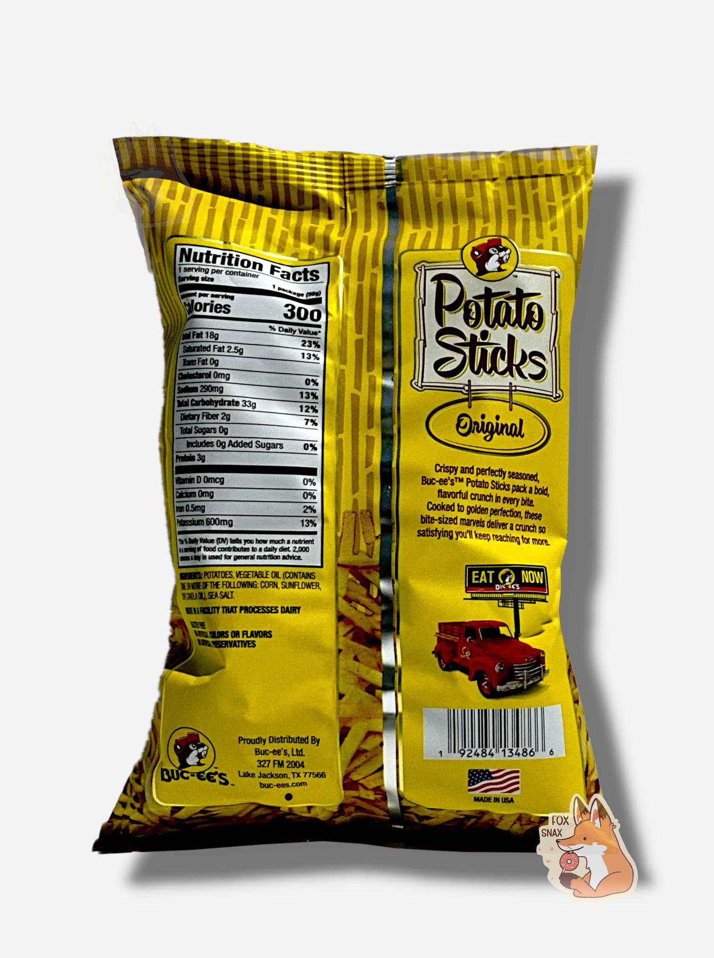 Buc-ee's Crunchy Potato Sticks - Dill Pickle Flavor