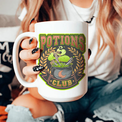 Potions Club Ceramic Mug 15oz - Premium Drinkware