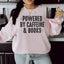 Sudadera Powered By Caffeine &amp; Books