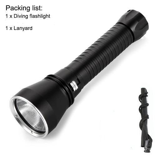 Lampe de plongée LED rechargeable premium pour exploration sous-marine