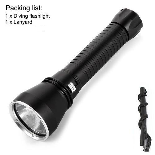Lampe de plongée LED rechargeable premium pour exploration sous-marine