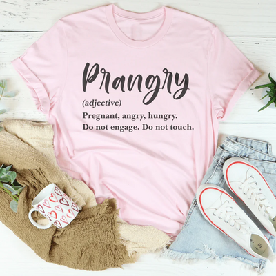 Camiseta Prangry Embarazada Enfadada Hambrienta