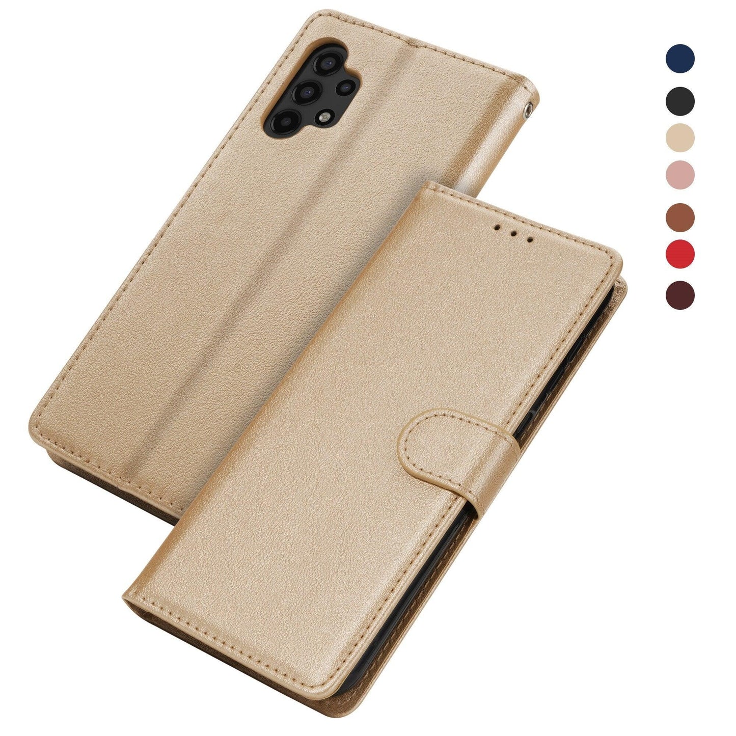 Premium Leather Flip Wallet Case for Xiaomi Redmi Note Series