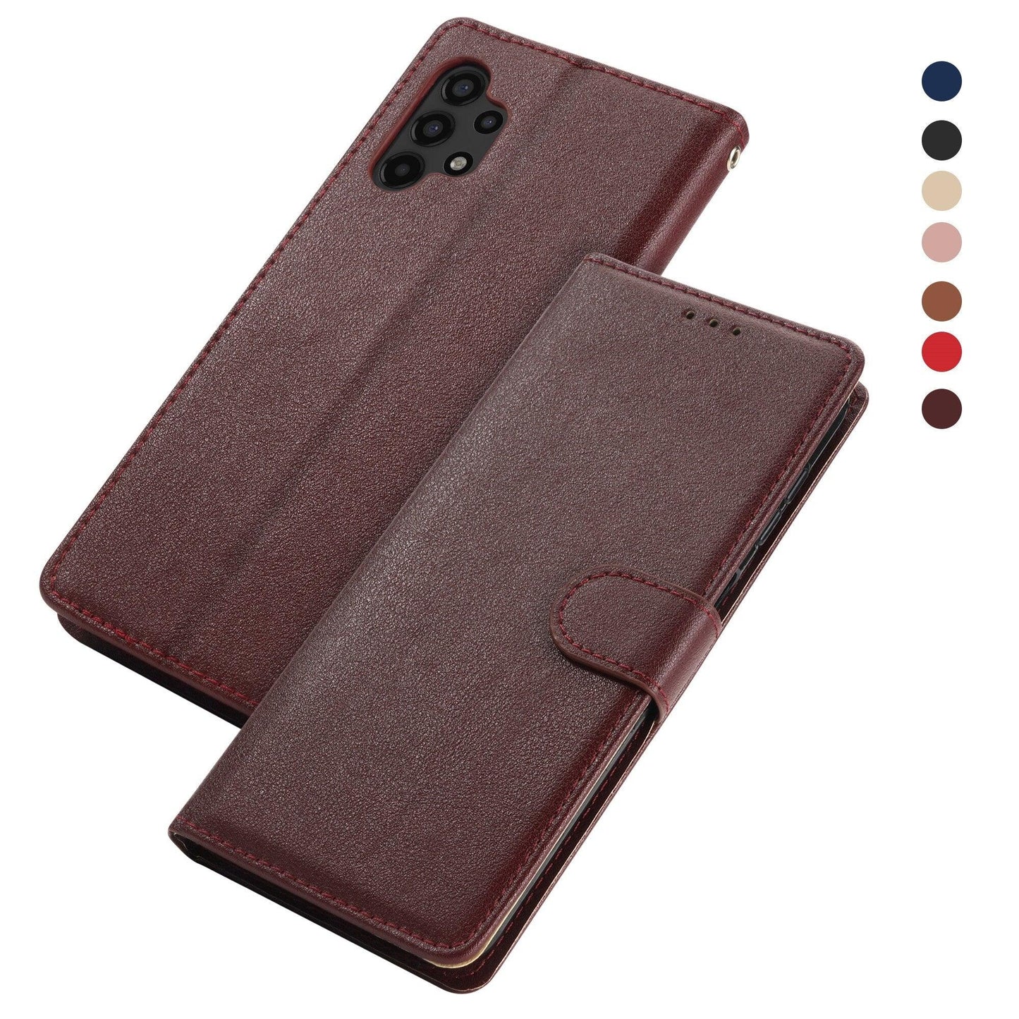 Premium Leather Flip Wallet Case for Xiaomi Redmi Note Series