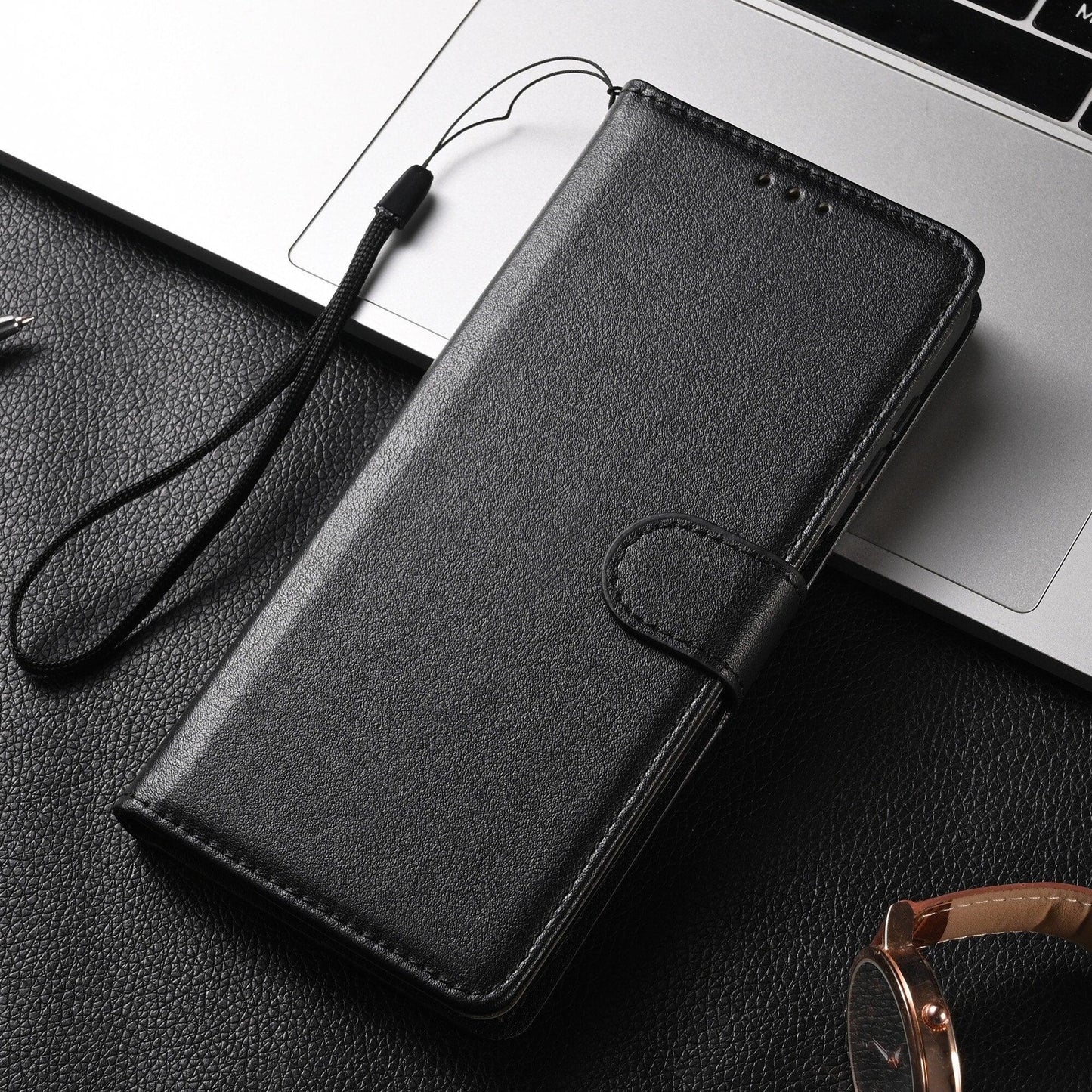 Premium Leather Flip Wallet Case for Xiaomi Redmi Note Series