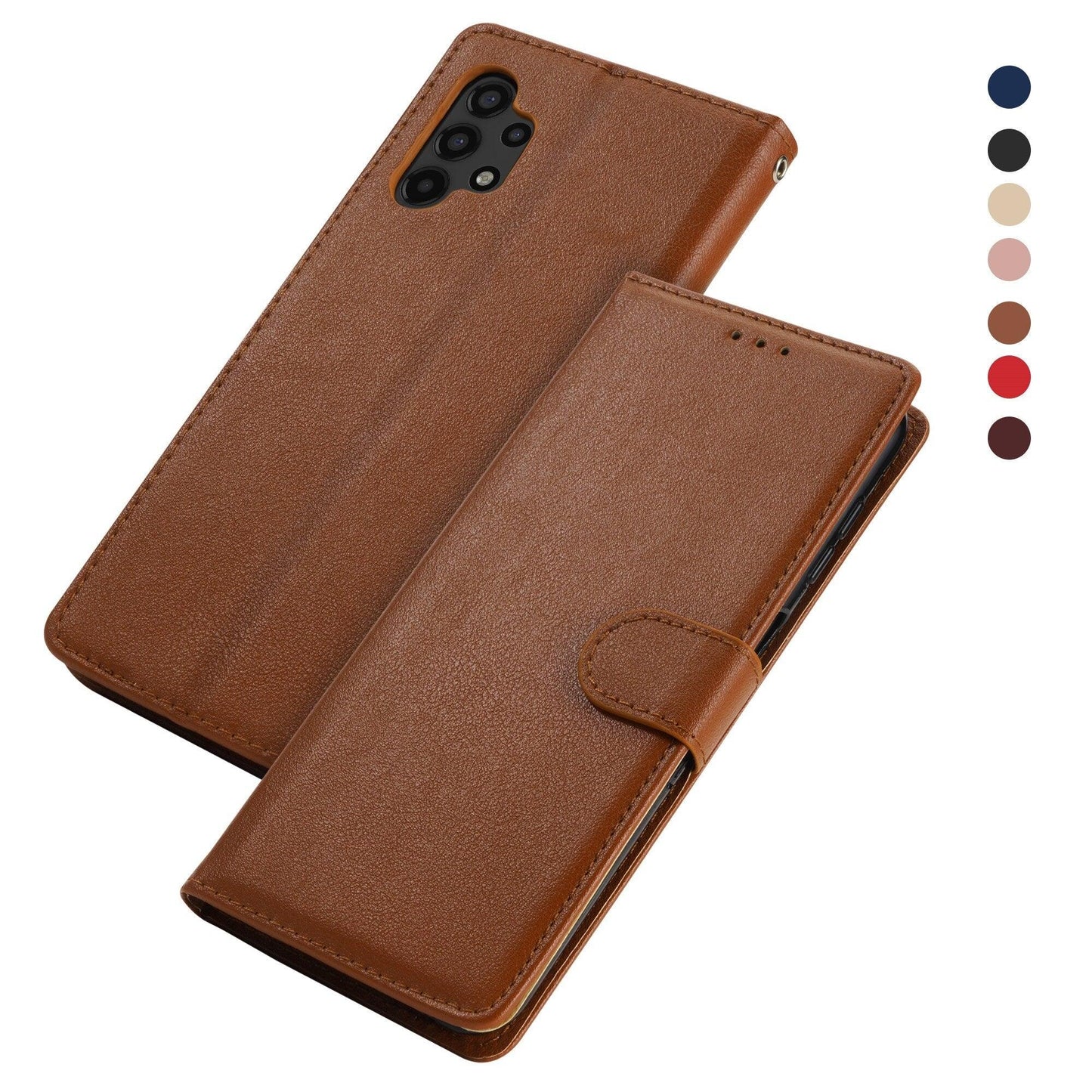 Premium Leather Flip Wallet Case for Xiaomi Redmi Note Series