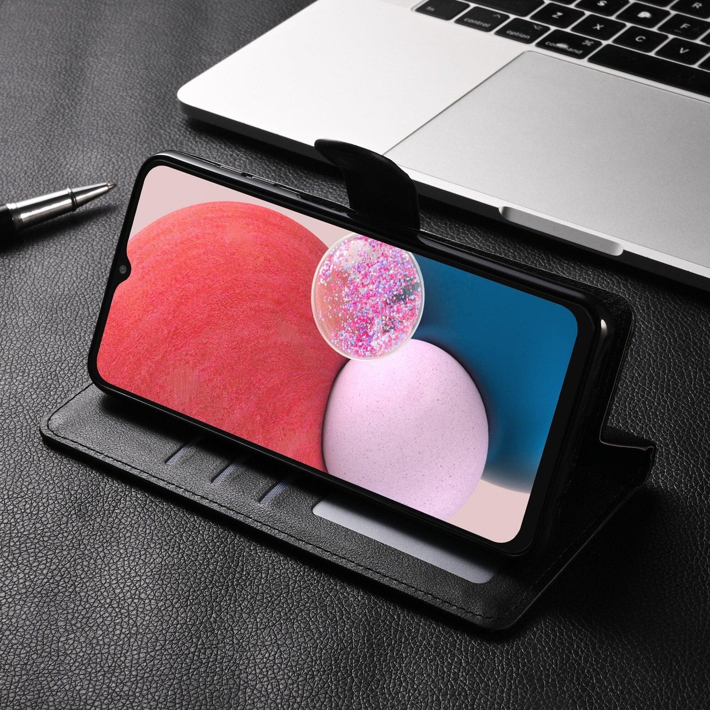 Premium Leather Flip Wallet Case for Xiaomi Redmi Note Series