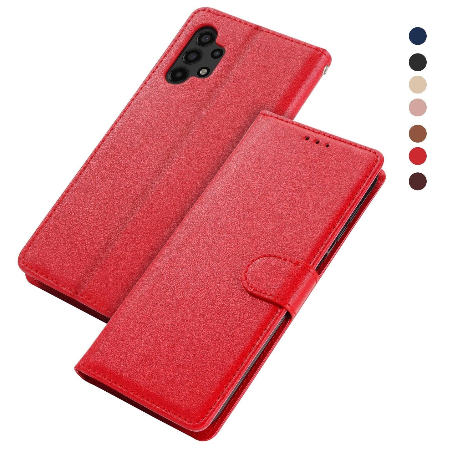 Premium Leather Flip Wallet Case for Xiaomi Redmi Note Series
