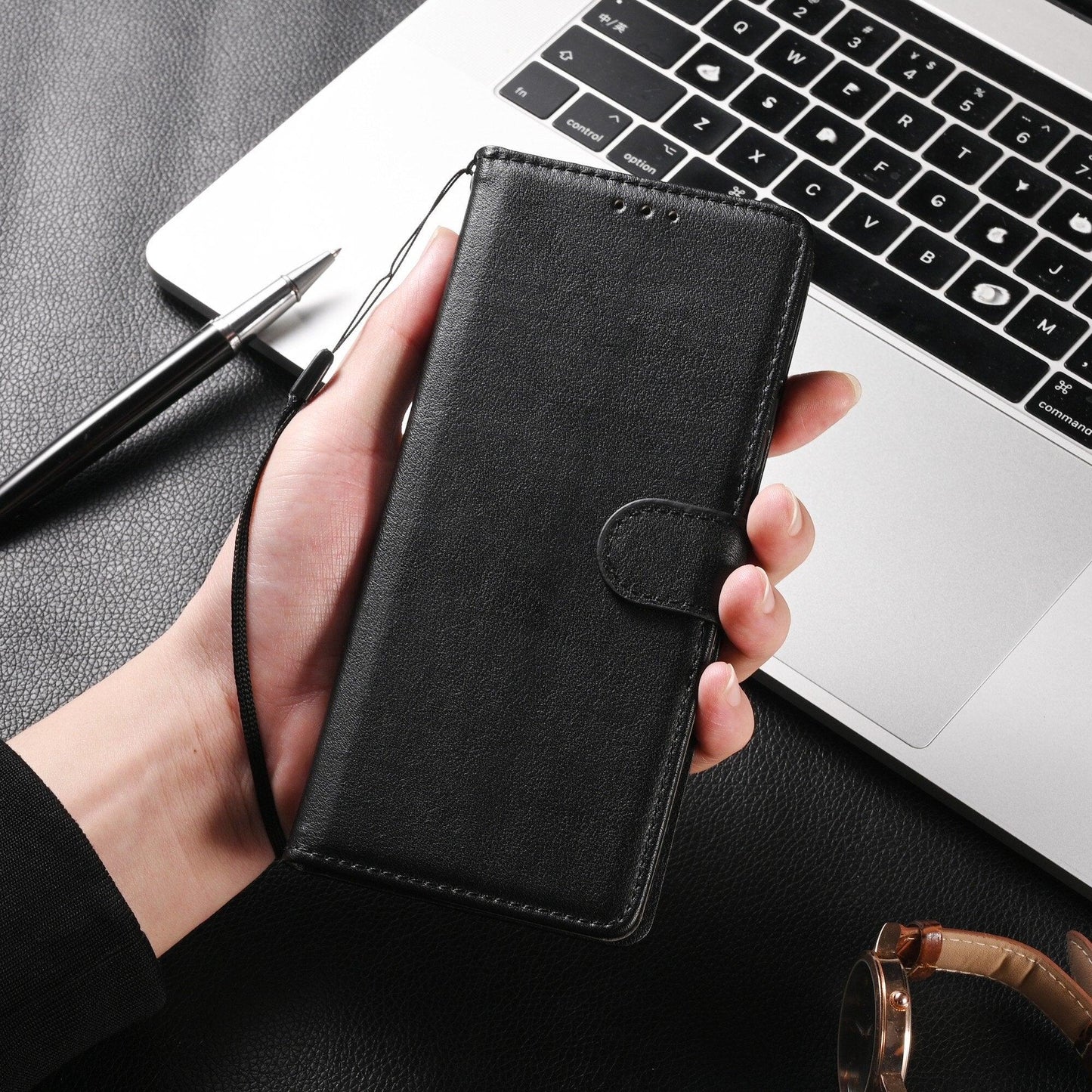 Premium Leather Flip Wallet Case for Xiaomi Redmi Note Series