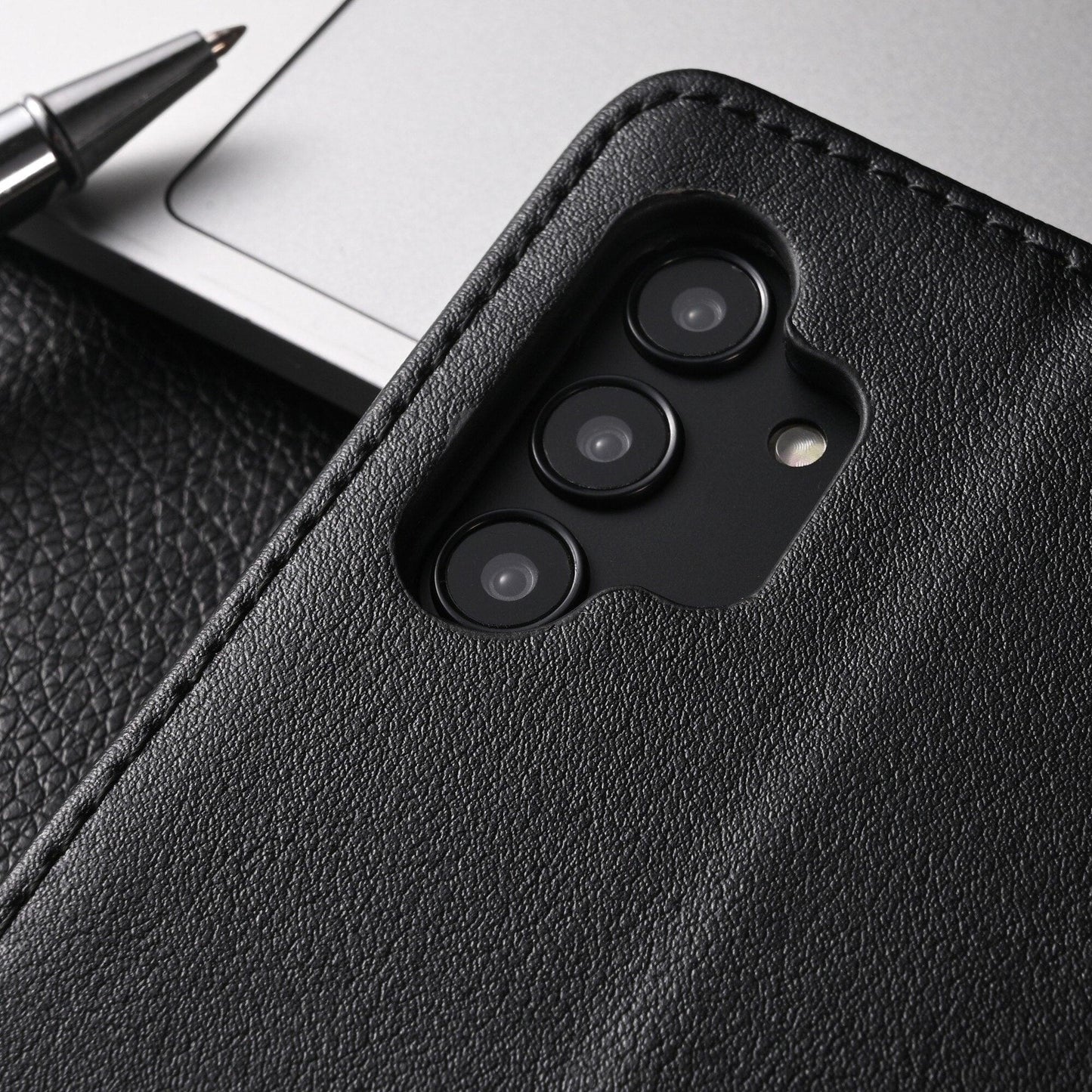 Premium Leather Flip Wallet Case for Xiaomi Redmi Note Series