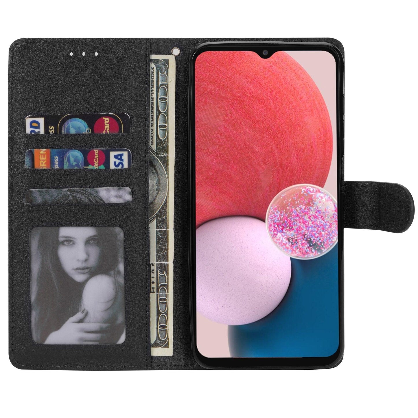 Premium Leather Flip Wallet Case for Xiaomi Redmi Note Series