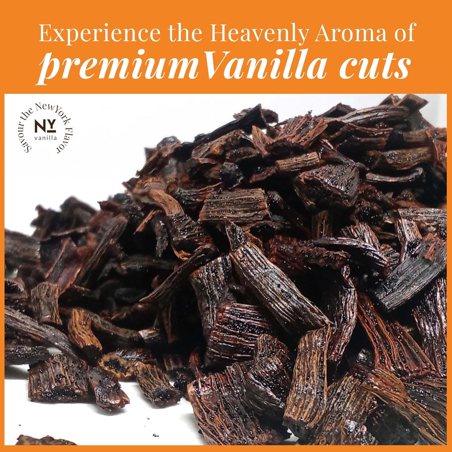 Cortes de Vainilla Premium - 1 lb. | Sabor Conveniente de Vainas de Vainilla Enteras