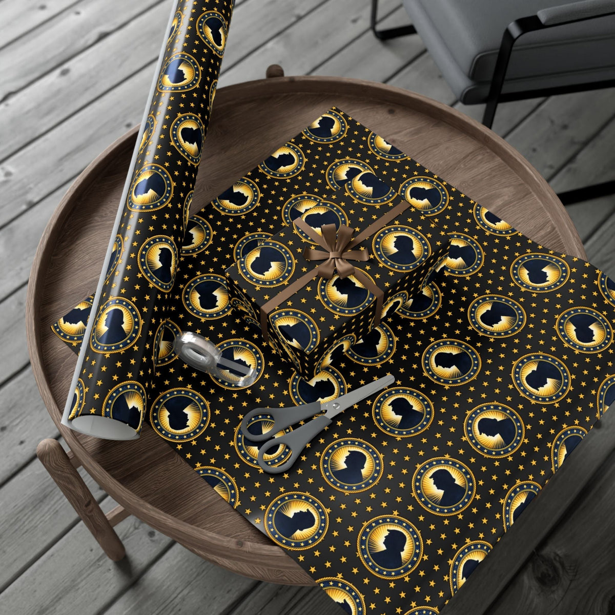 Presidential Seal Pattern Gift Wrap - All-Occasion