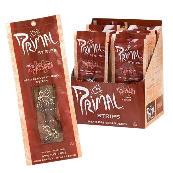 Palitos de Carne Vegana Teriyaki - Primal Strips