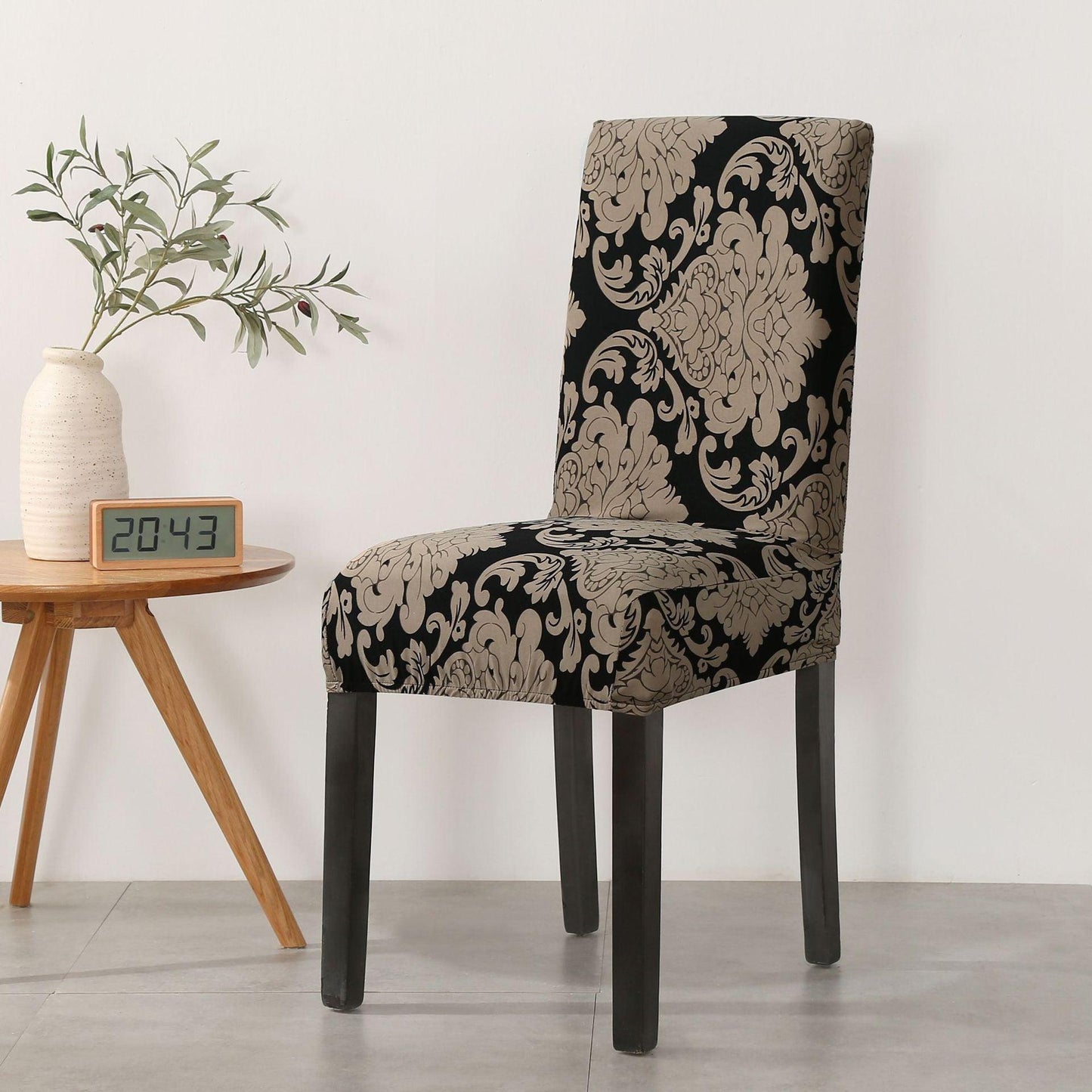 Funda de Silla de Comedor Impresa Elegante - Estirable y Estilosa