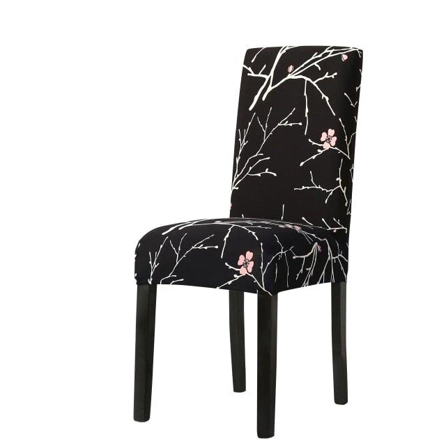 Funda de Silla de Comedor Impresa Elegante - Estirable y Estilosa