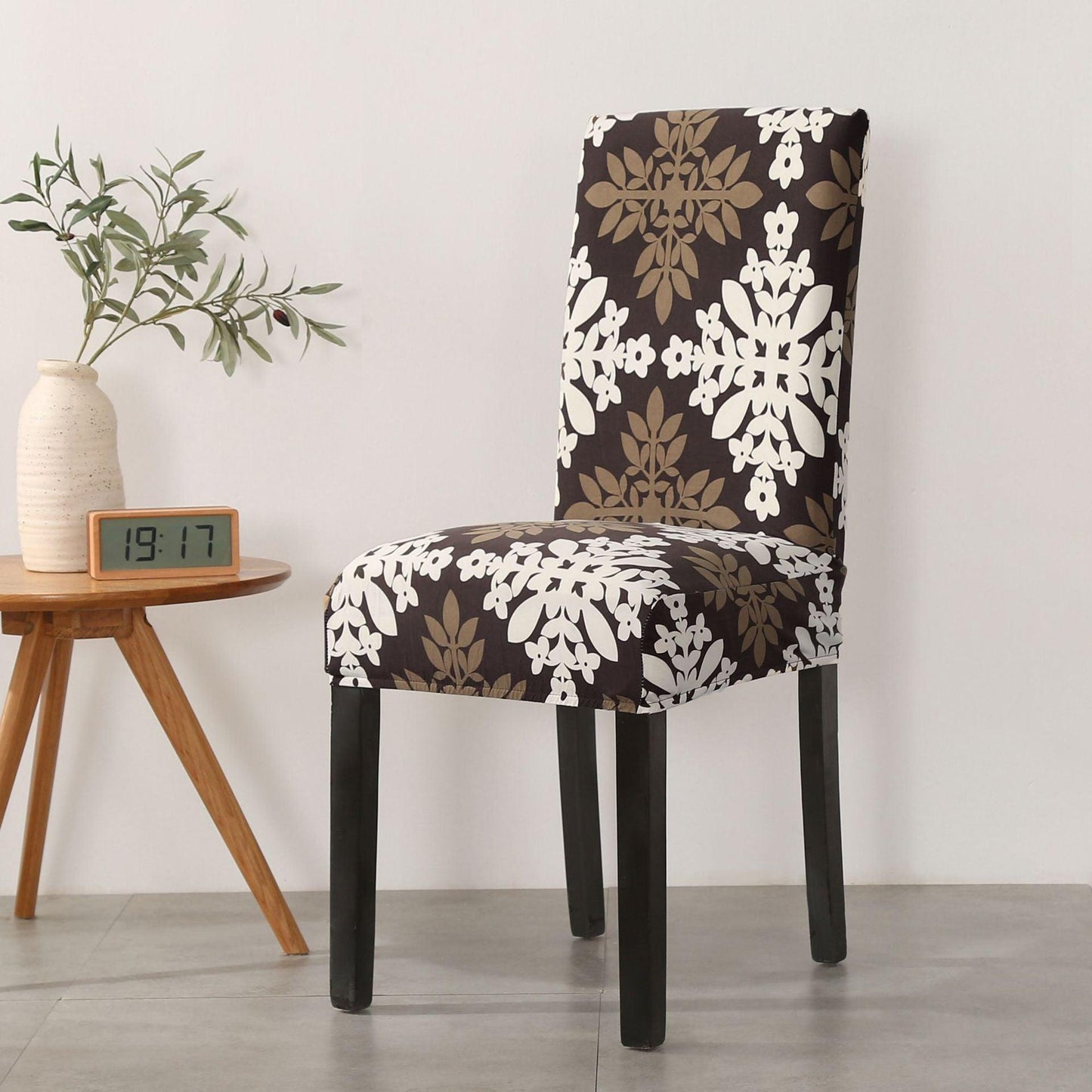 Funda de Silla de Comedor Impresa Elegante - Estirable y Estilosa