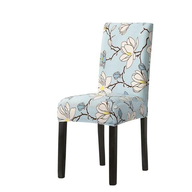 Funda de Silla de Comedor Impresa Elegante - Estirable y Estilosa