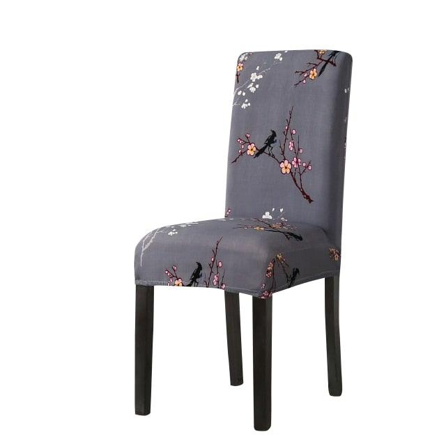 Funda de Silla de Comedor Impresa Elegante - Estirable y Estilosa