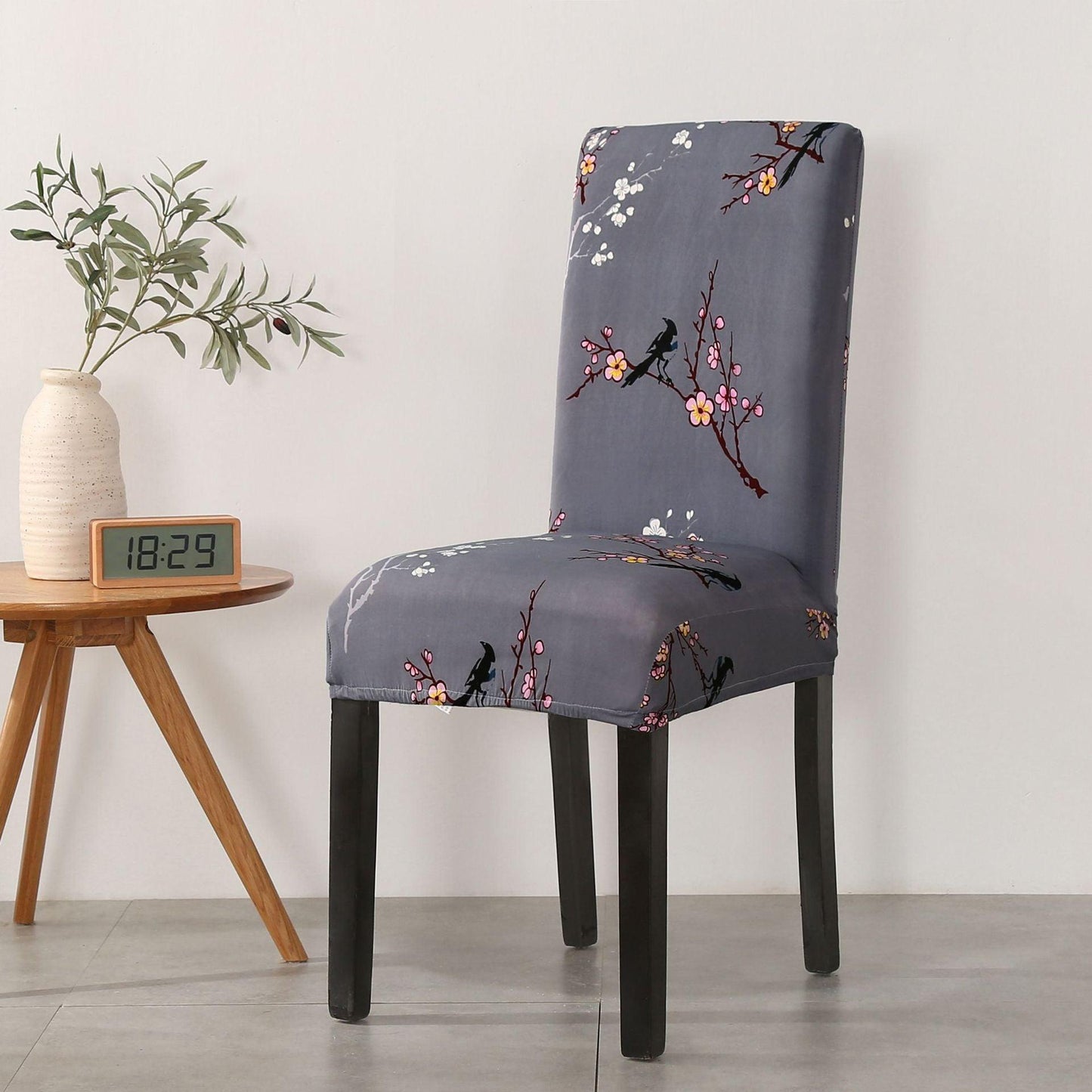 Funda de Silla de Comedor Impresa Elegante - Estirable y Estilosa