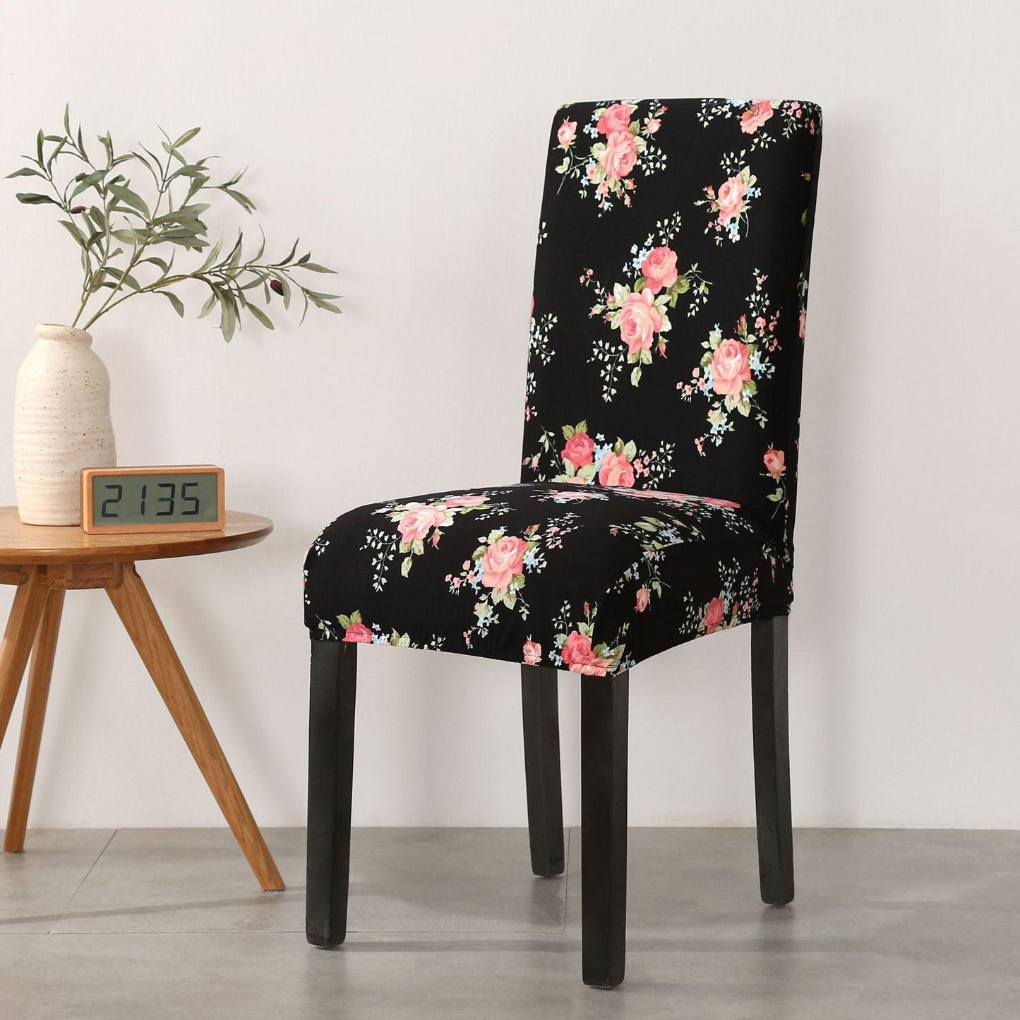 Funda de Silla de Comedor Impresa Elegante - Estirable y Estilosa