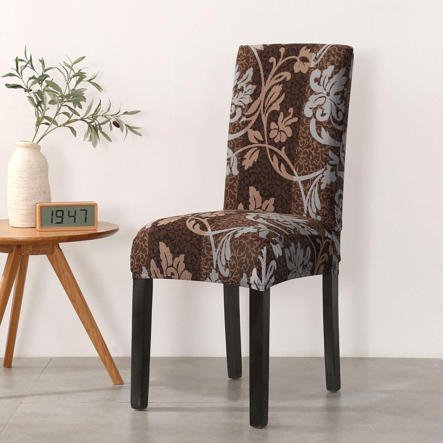 Funda de Silla de Comedor Impresa Elegante - Estirable y Estilosa