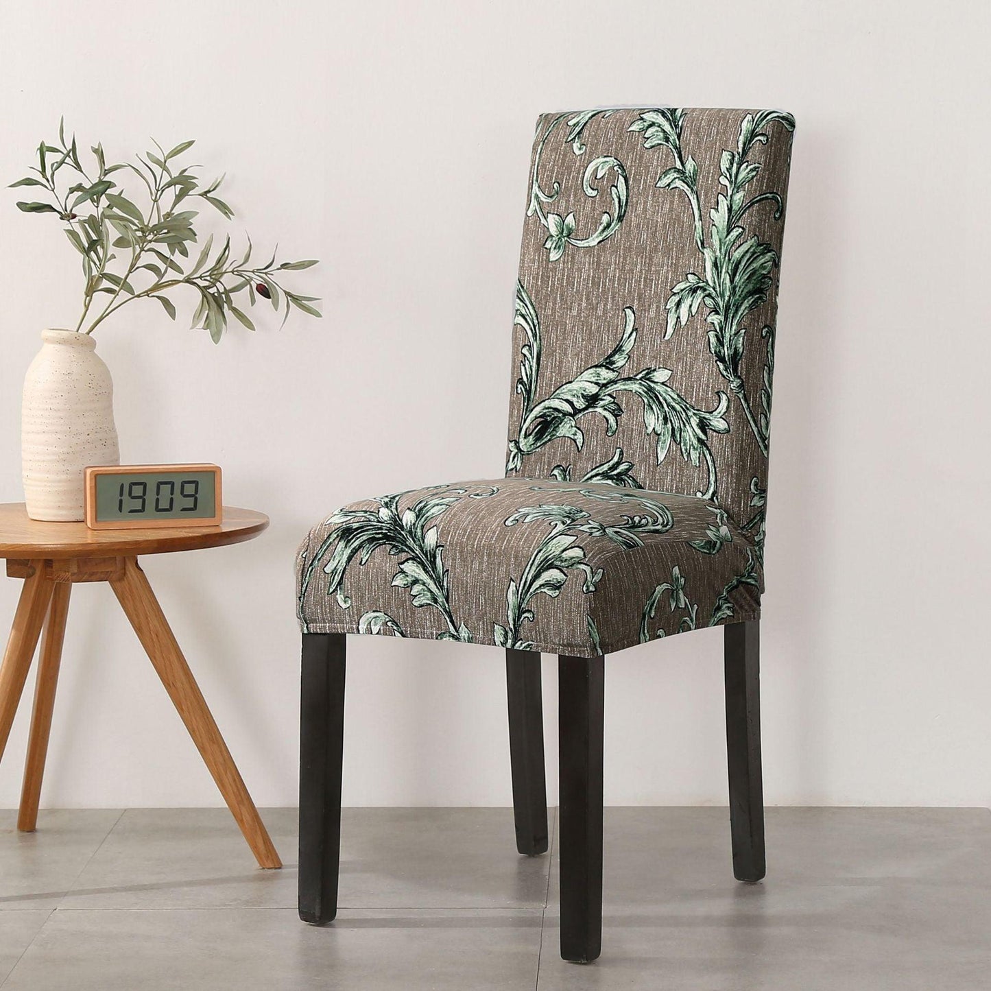 Funda de Silla de Comedor Impresa Elegante - Estirable y Estilosa