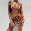 Ensemble de bikini 3 pièces à imprimé floral pour femmes
