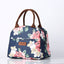 Printed aluminum foil lunch bag for insulation and preservation classic handheld and portable Oxford cloth lunch bag - Korvel