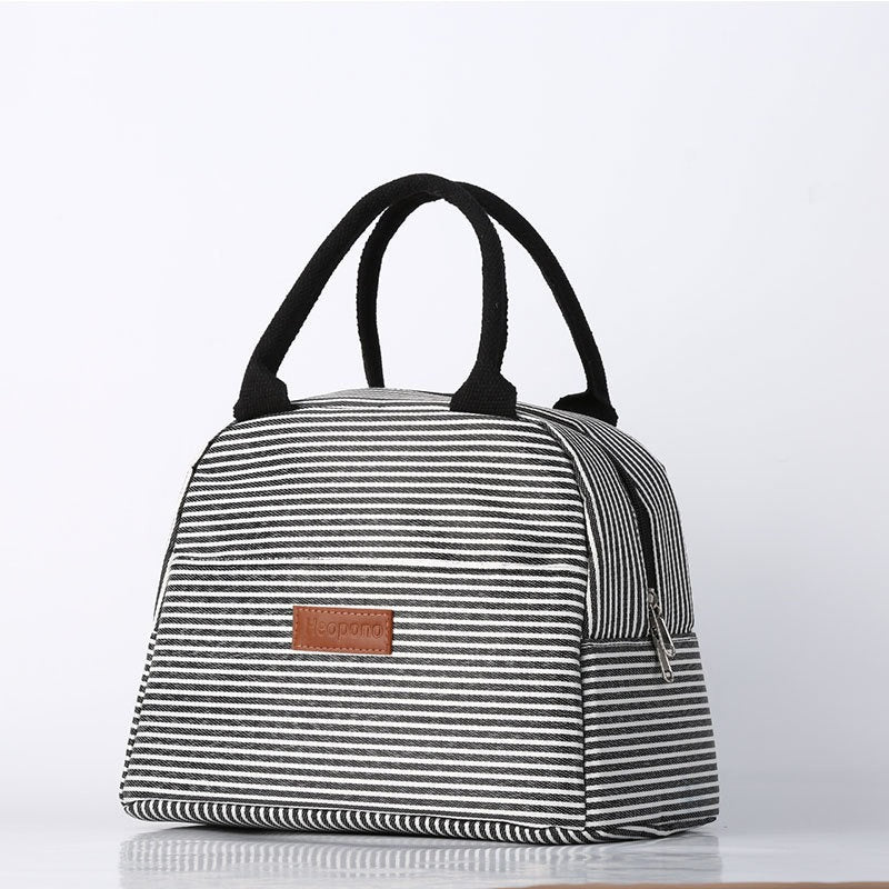 Printed aluminum foil lunch bag for insulation and preservation classic handheld and portable Oxford cloth lunch bag - Korvel