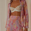 Floral Printed Collared Long Sleeve Top and Pants Set