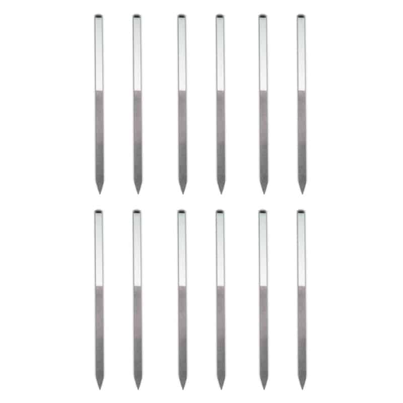 Pro Series II Snow/Blue Goose Stakes - 12 Pack