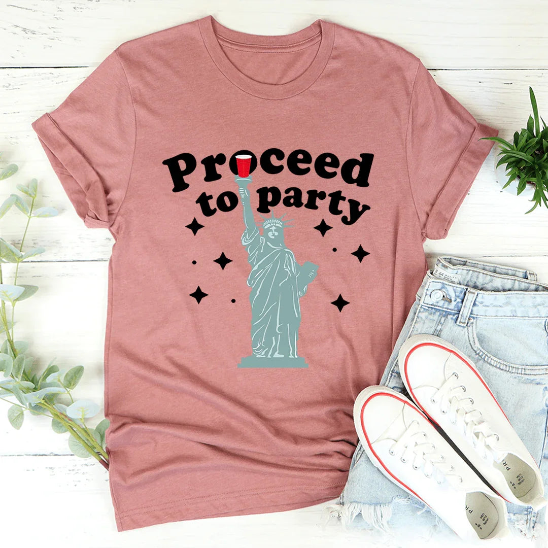 Proceed To Party Tee - Korvel