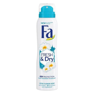 Fa Fresh & Dry Lotus Flower Scent Anti-Perspirant Spray - 150 ml