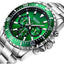 Reloj de Cuarzo Multifuncional para Hombre - Diseño Moderno de Acero Inoxidable