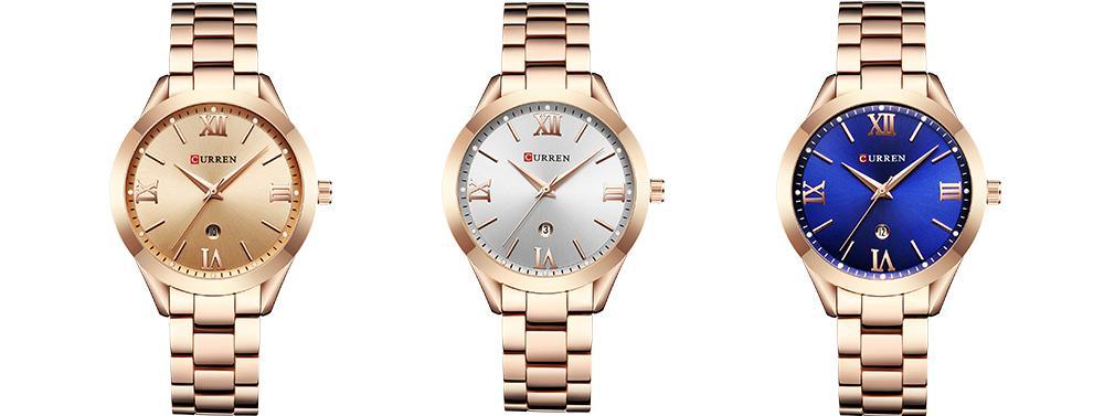 Montre étanche élégante pour femme avec affichage de la date