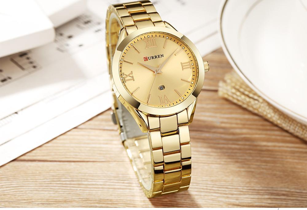 Montre étanche élégante pour femme avec affichage de la date