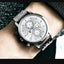 Reloj de Cuarzo de Lujo para Hombre - Reloj Deportivo de Cuero Impermeable