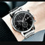 Reloj de Cuarzo de Lujo para Hombre - Reloj Deportivo de Cuero Impermeable