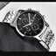 Reloj de Cuarzo de Lujo para Hombre - Reloj Deportivo de Cuero Impermeable