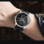 Reloj de Cuarzo de Lujo para Hombre - Reloj Deportivo de Cuero Impermeable