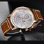 Reloj de Cuarzo de Lujo para Hombre - Reloj Deportivo de Cuero Impermeable
