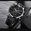 Reloj de Cuarzo de Lujo para Hombre - Reloj Deportivo de Cuero Impermeable