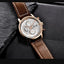 Reloj de Cuarzo de Lujo para Hombre - Reloj Deportivo de Cuero Impermeable
