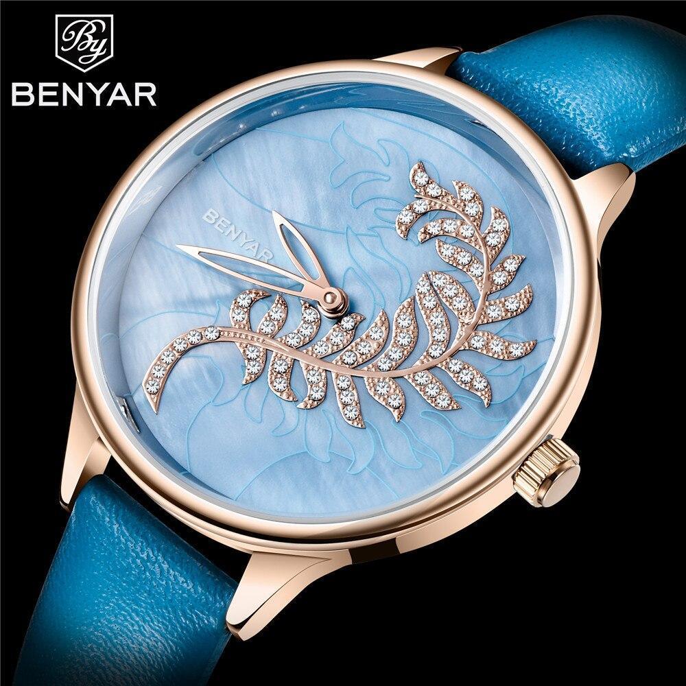 Montre à Quartz Ronde Élégante pour Femme avec Bracelet en Maille en Acier Inoxydable