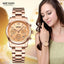 Montre Quartz Multifonctionnelle de Luxe pour Femmes - Étanche et Élégante